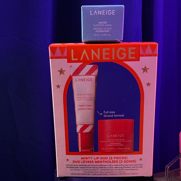 LANEIGE Other - LANEIGE Minty Lip Duo and Water Sleeping Mask Set
